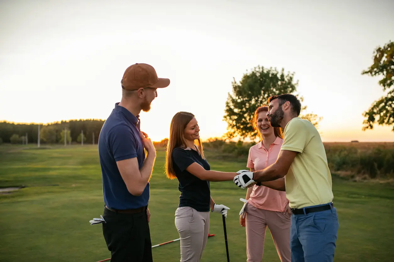 Nos weekends potes Golf